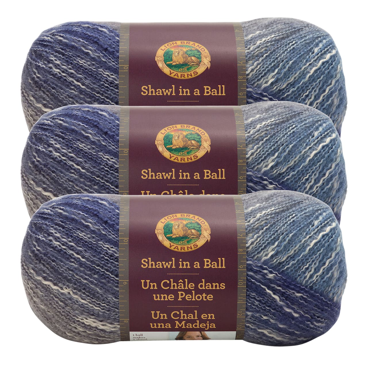 3 Pack Lion Brand® Shawl in a Ball® Yarn